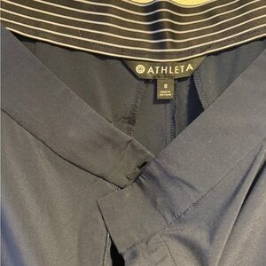 Athleta Dark Blue wide leg capris